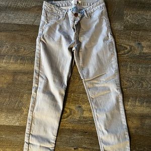 Refuge size 10 skin tight legging. Light gray.